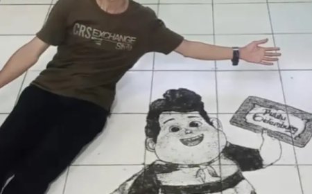 Viral! Pria Ciptakan Karakter Film Jumbo dari Potongan Rambut