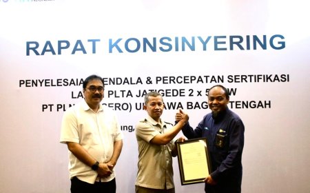 PLN UIP JBT Kebut Sertifikasi Lahan PLTA Jatigede