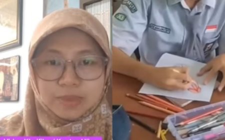 Viral Guru Biologi Rekam Siswa Gambar Alat Kelamin