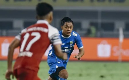 Laga Persib vs Barito Berakhir 1-1, Ditekel Horor Murilo, Febri Hariyadi Nyaris Cedera Lagi