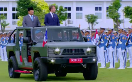 Presiden Prabowo Pakai Maung MV3 Spartan Pindad Bareng Macron di Akmil Magelang, Simbol Eratnya Diplomasi RI–Prancis