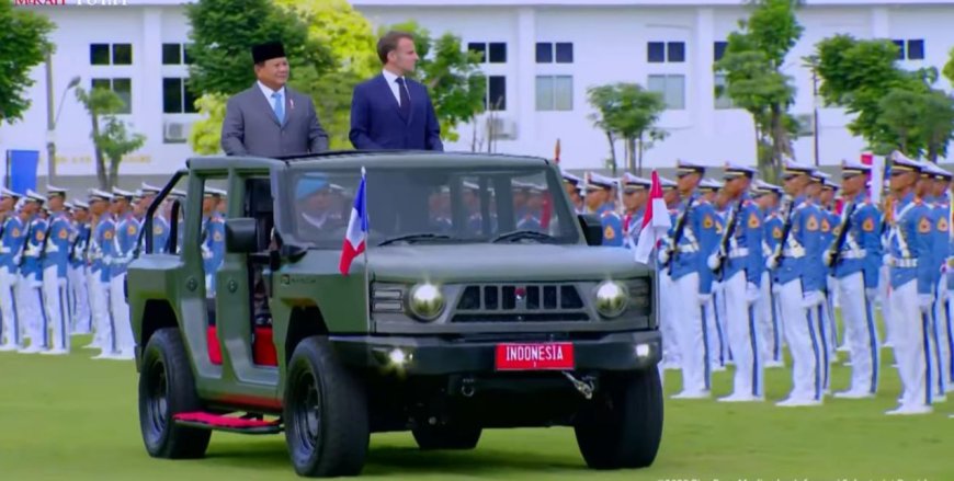 Presiden Prabowo Pakai Maung MV3 Spartan Pindad Bareng Macron di Akmil Magelang, Simbol Eratnya Diplomasi RI–Prancis