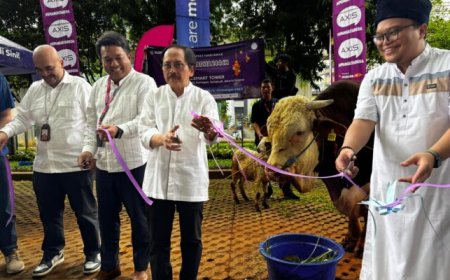 XLSMART Salurkan 112 Hewan Kurban ke 26 Kota di Indonesia Sambut Idul Adha 1446 H