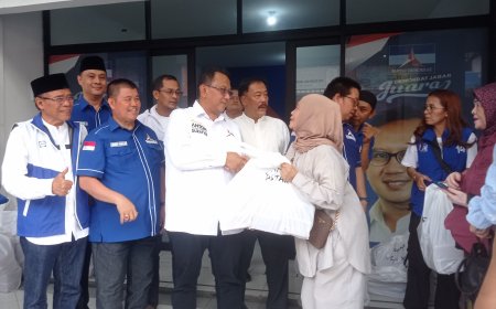 IdulAdha 1446 H, Demokrat Jabar Berbagi Daging Kurban untuk Warga
