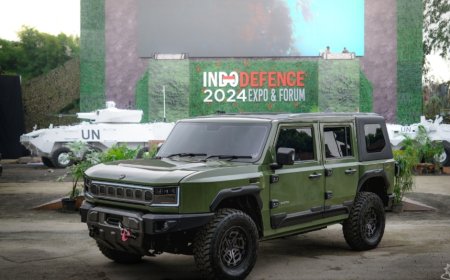 PINDAD Resmi Luncurkan PANDU EV: Kendaraan Taktis Listrik Pertama Buatan Indonesia di Indo Defence 2024