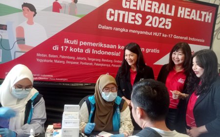 Generali Health Cities Gaungkan Gaya Hidup Sehat di 17 Kota, Lawan Penyakit Sebelum Terlambat