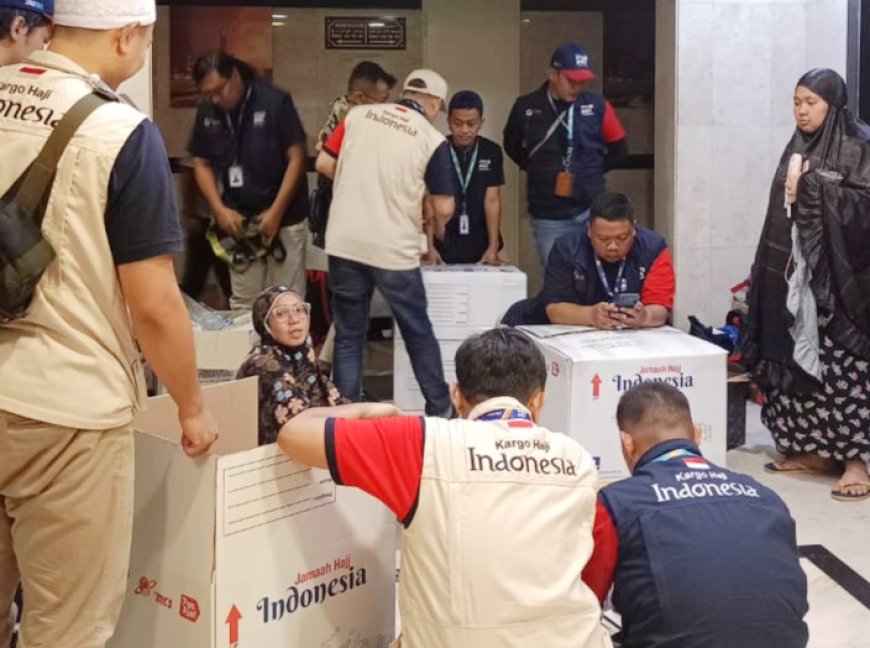 Kargo Haji Pos Indonesia Tembus 105 Ton, Oleh-Oleh Jemaah Sudah Tiba Meski Mereka Masih di Tanah Suci