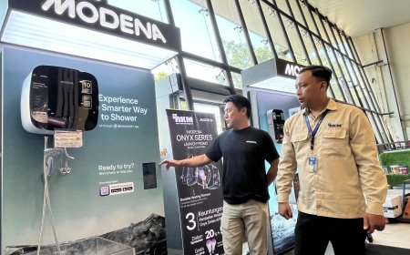 MODENA Onyx Series: Water Heater Canggih dengan Kendali Suhu Lewat Aplikasi Smartphone