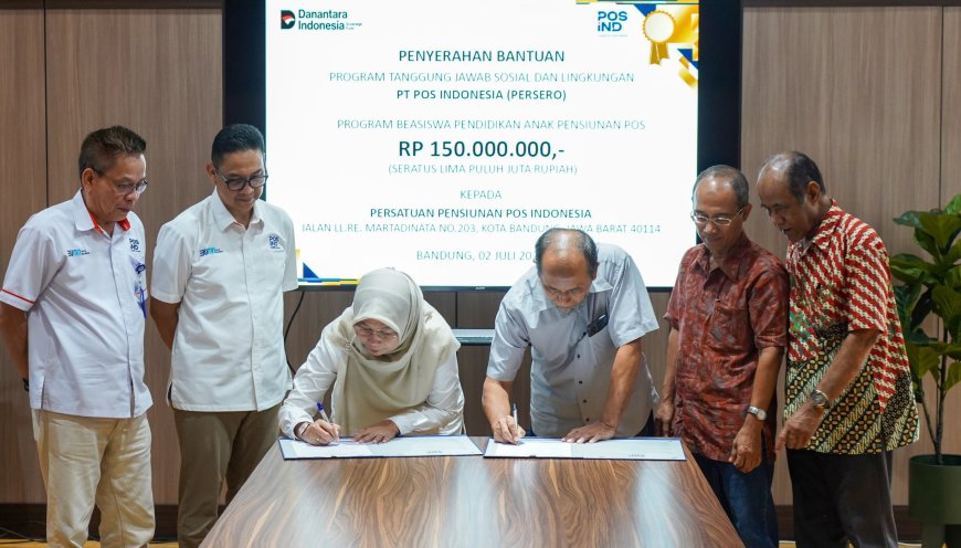 Rp150 Juta Beasiswa untuk Anak Pensiunan: Komitmen Sosial Berkelanjutan Pos Indonesia
