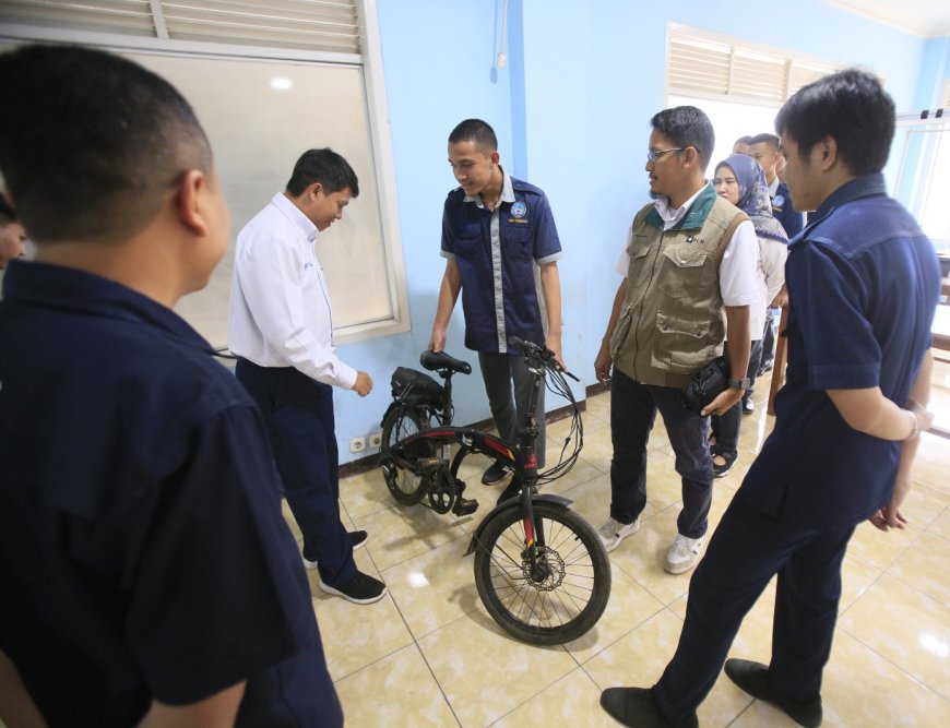 PLN UIT JBT Gandeng SMK Cendekia Batujajar Konversi Motor Listrik, Siapkan SDM Unggul Hadapi Industri Hijau