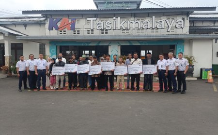 KAI Salurkan Bantuan Rp550 Juta untuk Pemberdayaan Masyarakat Garut, Tasikmalaya, dan Pangandaran