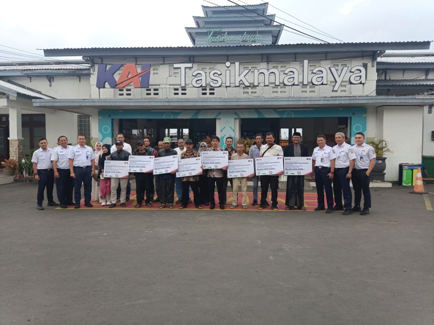 KAI Salurkan Bantuan Rp550 Juta untuk Pemberdayaan Masyarakat Garut, Tasikmalaya, dan Pangandaran
