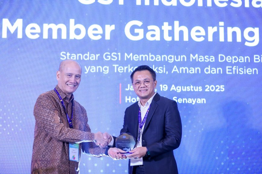 Bio Farma Raih Penghargaan Implementasi Standard GS1 2D Barcode di Kegiatan GS1 Indonesia Member Gathering 2025