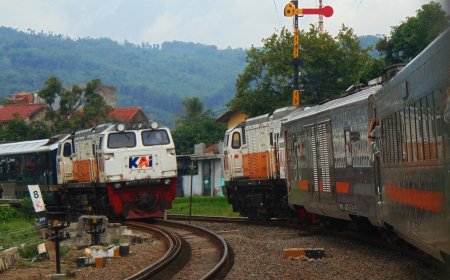 KAI Daop 2 Bandung Catat Ketepatan Waktu Keberangkatan 99,68% hingga Agustus 2025