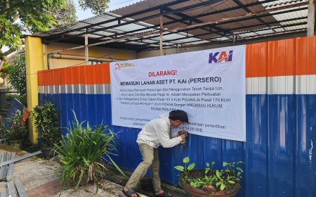 KAI Daop 2 Bandung Tertibkan Aset Rumah Perusahaan di Jalan Natuna, Pastikan Pemanfaatan Sesuai Aturan