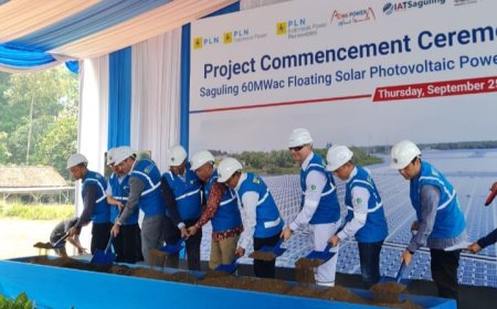 PLTS Terapung Saguling Dimulai, Energi Surya Siap Terangi Jawa-Bali