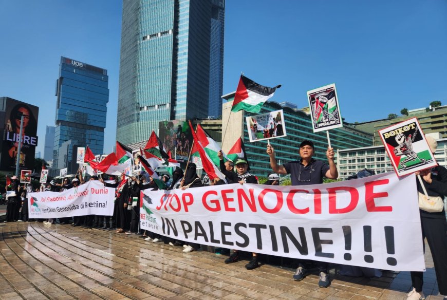 Aksi Bela Palestina, Rakyat Titip Amanat untuk Pidato Prabowo di PBB
