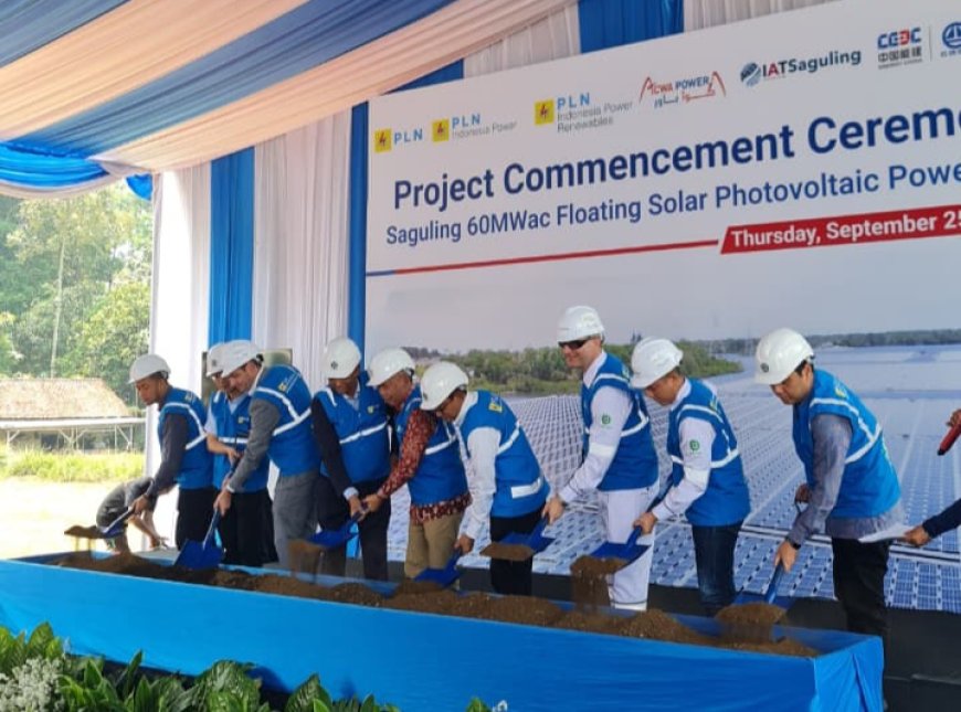 PLTS Terapung Saguling Dimulai, Energi Surya Siap Terangi Jawa-Bali