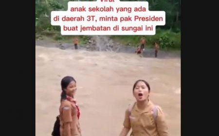 Viral! Pelajar di Nias Selatan Serukan Pesan Menyentuh untuk Presiden Prabowo: “Bangunlah Jalan Kami, Pak!”
