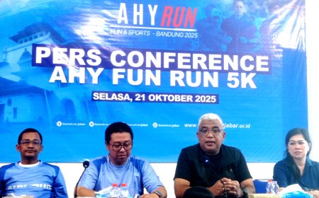 AHY Run 2025: Demokrat Incar Hati Pemilih Lewat UMKM dan Gerakan Pangan Murah di Bandung