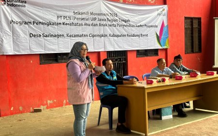 Srikandi Care TJSL PLN Perkuat Gizi Ibu dan Anak di Ring 1 Proyek PLTA Cisokan