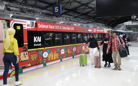 Libur Nataru Mulai Padat, Pengguna Commuter Line Bandung Tembus 103 Ribu dalam Dua Hari