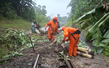 KAI Daop 2 Bandung Sigap Tangani Gangguan Jalur Rel Akibat Hujan Deras di Purwakarta
