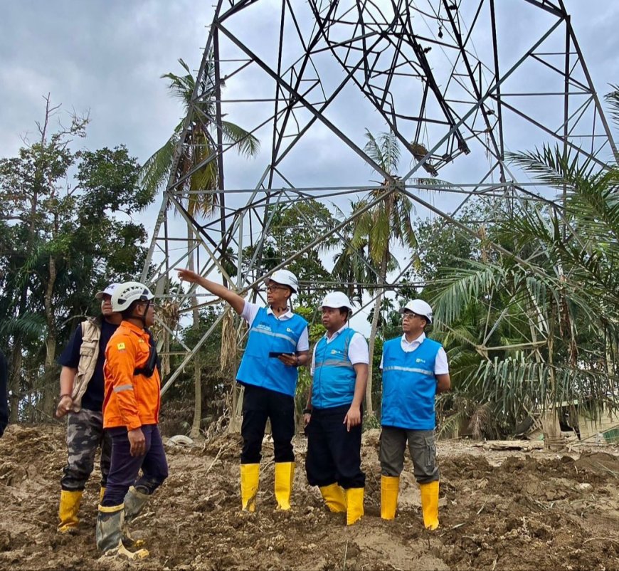 PLN Terus Kebut Perbaiki Jalur Listrik Langsa-Pangkalan Brandan, Penopang Pemulihan Kelistrikan Aceh