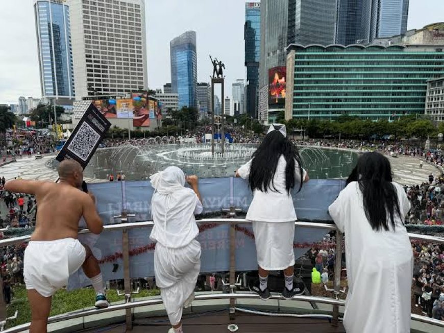 CFD Bundaran HI Mendadak Heboh: Hantu Agak Laen Galang Donasi, Warga Jakarta Ikut Menyala untuk Sumatera