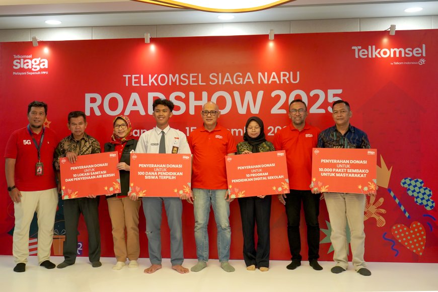 Melayani Sepenuh Hati, Telkomsel Berbagi Senyum dan Harapan Jelang Natal  dan Tahun Baru 2025/2026