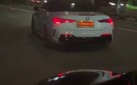 BMW Putih Berpelat Kemhan Viral, Ternyata Palsu: Pernah Dipakai Pejabat dan Kini Diselidiki