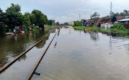 Banjir di Jalur Jakarta–Semarang, KAI Daop 2 Bandung Rekayasa Operasi dan Batalkan 4 Perjalanan KA