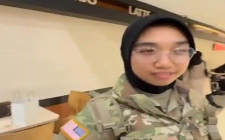 Viral WNI Berhijab Kenakan Seragam US Army, Ini Kisah Syifa dan Ancaman Hilang Kewarganegaraan