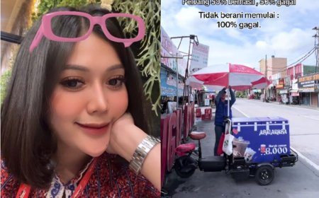 Dulu Pramugari Bergaji Mapan, Kini Dorong Gerobak Kopi: Kisah Verensky Bikin Netizen Terharu