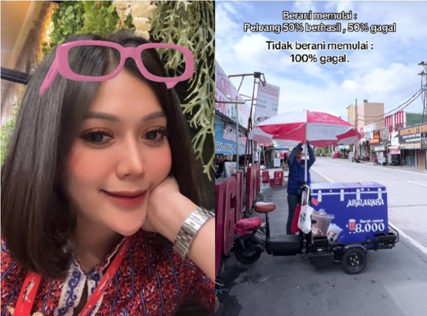 Dulu Pramugari Bergaji Mapan, Kini Dorong Gerobak Kopi: Kisah Verensky Bikin Netizen Terharu