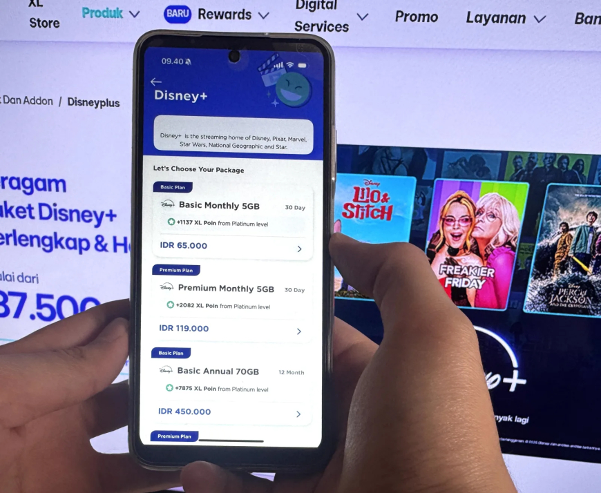 XLSMART Integrasikan Disney+ ke myXL, AxisNet, dan XL SATU, Perkuat Ekosistem Streaming Berbasis Jaringan 4G–5G