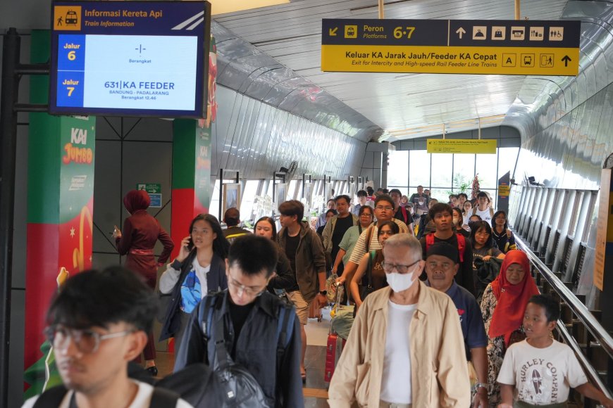 Libur Panjang Imlek 2026, KAI Daop 2 Bandung Siapkan 67.510 Kursi dan Tambah KA Parahyangan Fakultatif