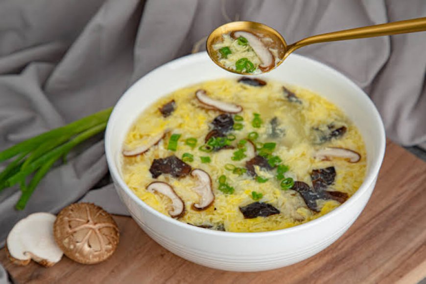 Menu Buka Puasa Hangat dan Bergizi, Mushroom Egg Drop Soup Jadi Pilihan Praktis dan Menenangkan