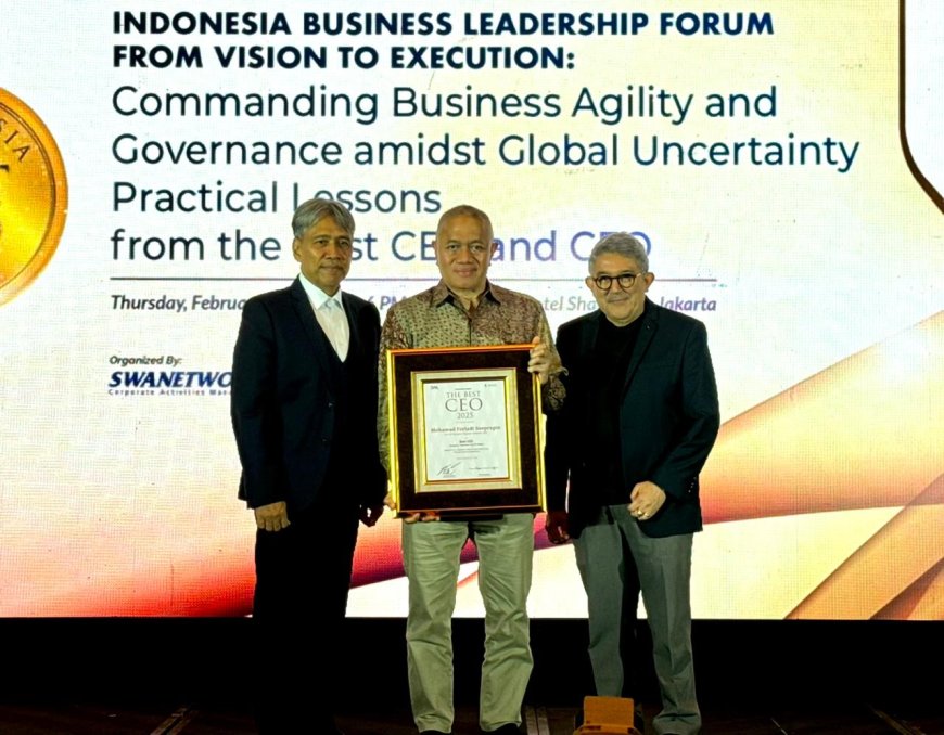 Kepemimpinan Visioner Antar JNE Raih Indonesia Best CEO 2025