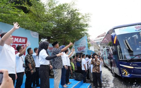 505 Pemudik Diberangkatkan Gratis! Program Mudik Aman Bio Farma 2026 Antar Warga Bandung Pulang Kampung dengan 11 Bus