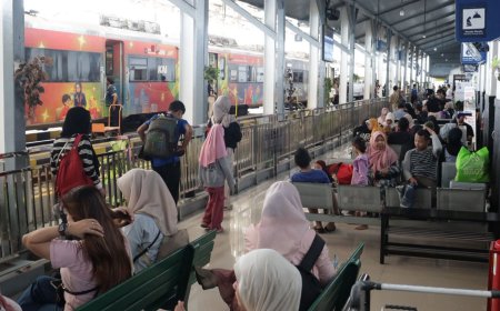 Stasiun Tasikmalaya Jadi Tersibuk Ketiga pada 5 Hari Angkutan Mudik Lebaran 2026