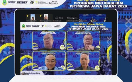 Pemprov Jabar Buka Program Inkubasi IKM 2026, 200 Pelaku Usaha Dapat Pendampingan Bisnis dan Akses Investor