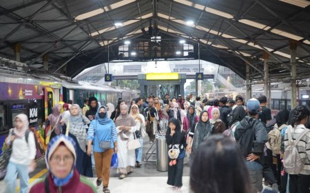 Hari Ke-8 Angkutan Lebaran 2026,  20 Ribu Lebih Penumpang Padati KA Daop 2 Bandung dalam Sehari