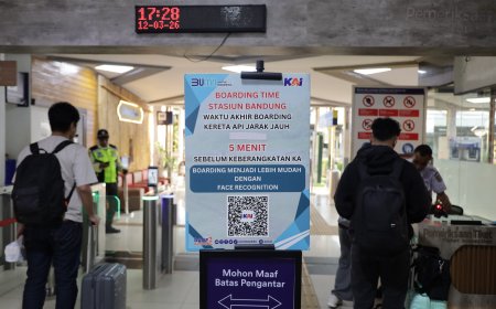 Jangan Terlambat! KAI Daop 2 Bandung Tutup Boarding 5 Menit Sebelum Kereta Berangkat Saat Lebaran 2026