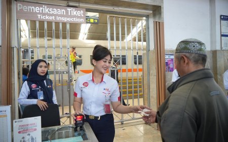 KAI Daop 2 Bandung Ucapkan Selamat Idul Fitri 1447 H, Tetap Siaga Layani 17 Ribu Penumpang di Puncak Arus Lebaran 2026