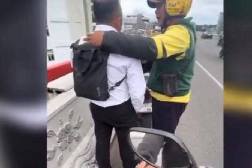 Driver Ojol di Bandung Jadi Penyelamat Nyawa ASN di Flyover Pasupati