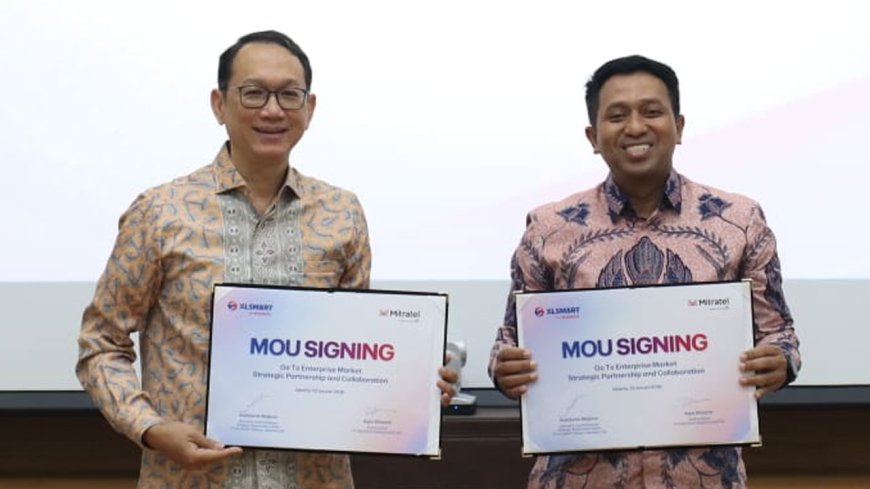 Percepat Digitalisasi Korporasi Indonesia XLSMART For Business dan Mitratel Jalin Kemitraan Strategis