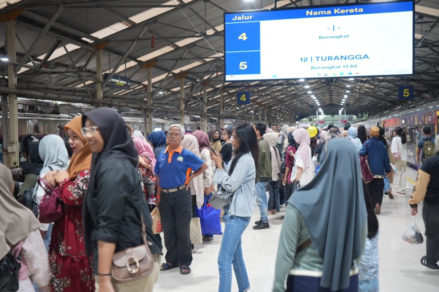 H-6 Idulfitri, Jumlah Penumpang Kereta Api Meningkat Signifikan