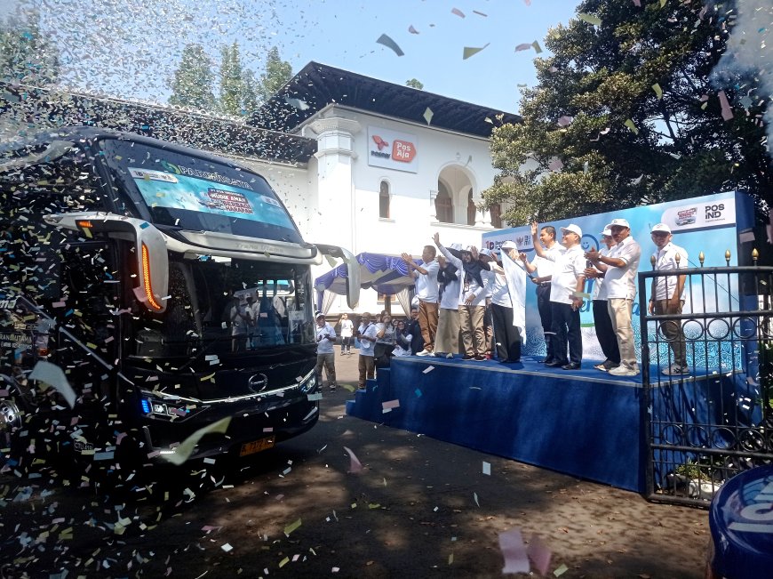 Berangkatkan 451 Pemudik, Pos Indonesia Ikut Sukseskan Program  Mudik Gratis BUMN 2026