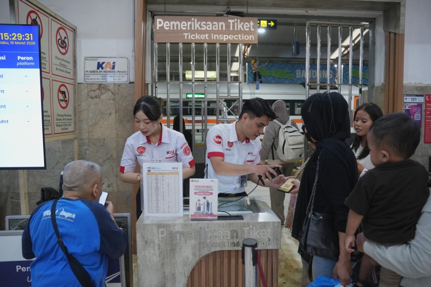 H+4 Lebaran, 844 Ribu Penumpang Gunakan Commuter Line Bandung